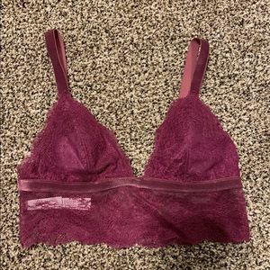 Victoria Secret Maroon Bralette